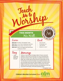 Teach Me to Worship – Confession of Faith PDF Download